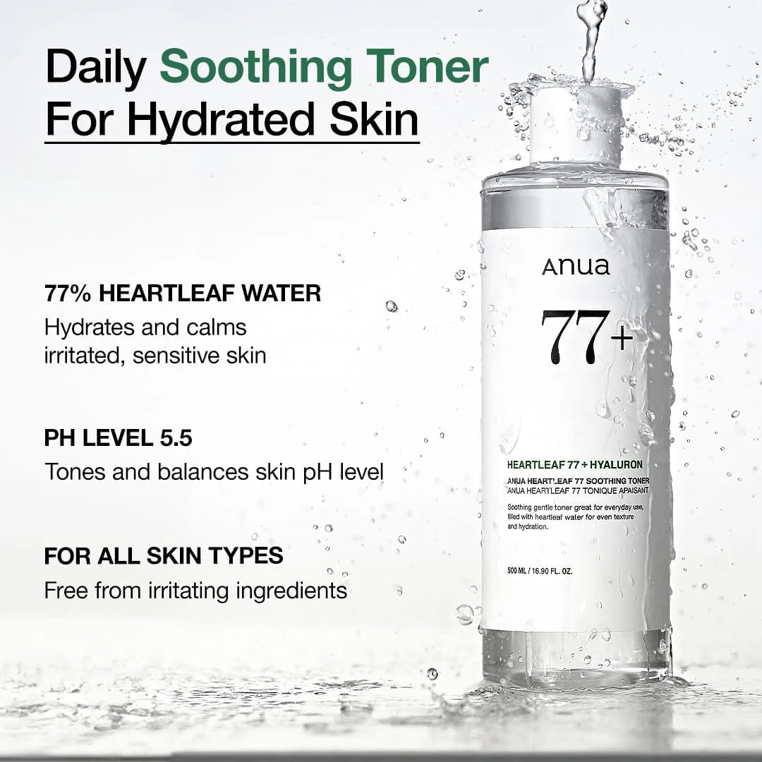 Heartleaf 77% soothing toner