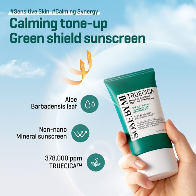TRUECICA MINERAL CALMING TONE - up sunscreen