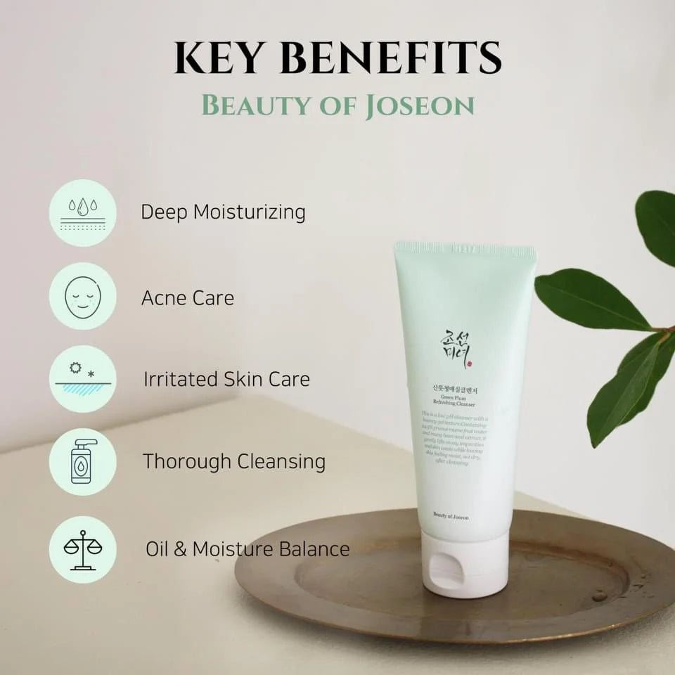 Green plum refreshing cleanser