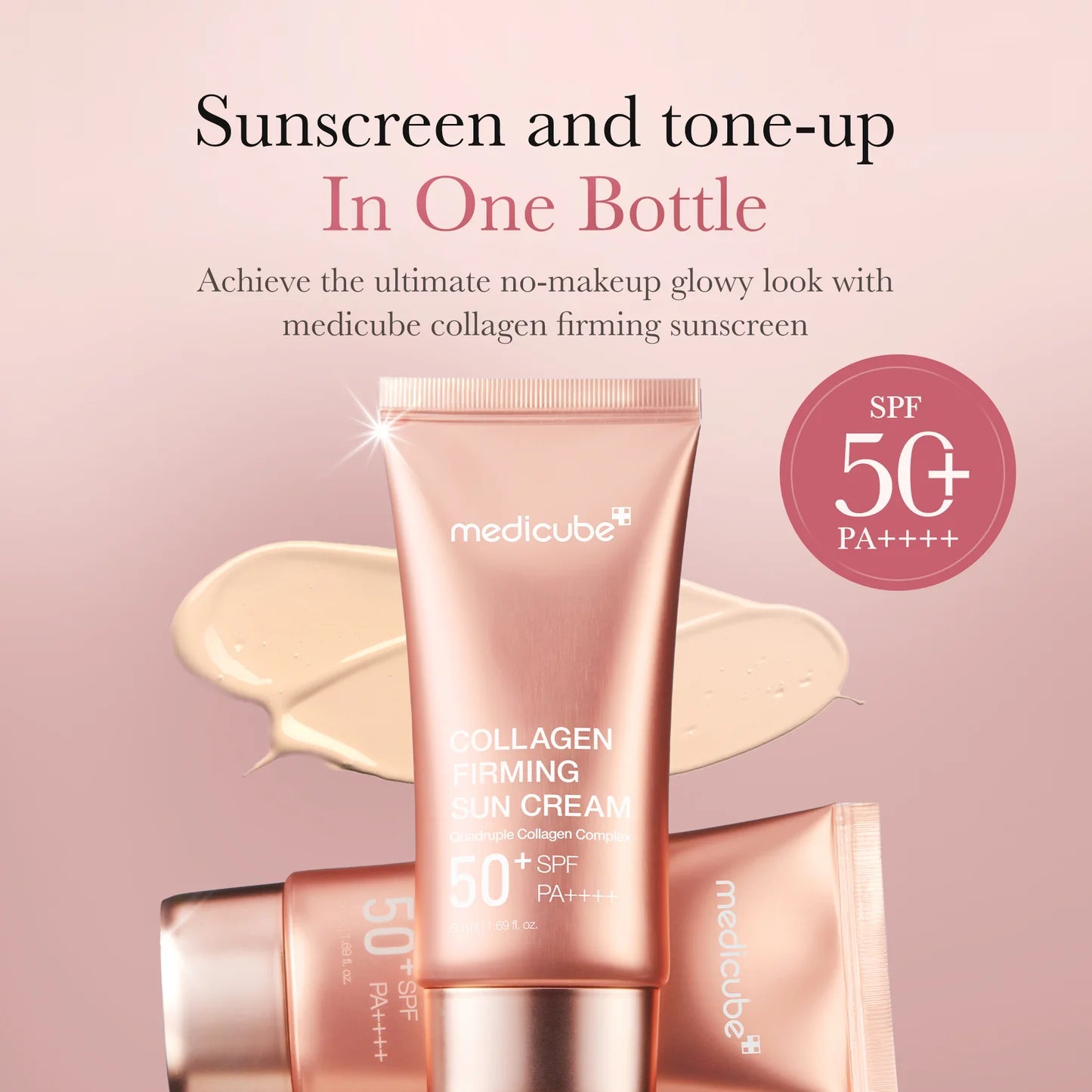 Collagen firming sun cream spf 50+