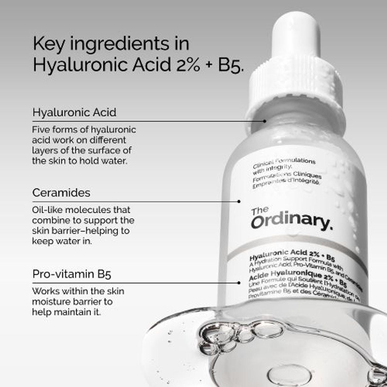 Hyaluronic acid 2 % + b5