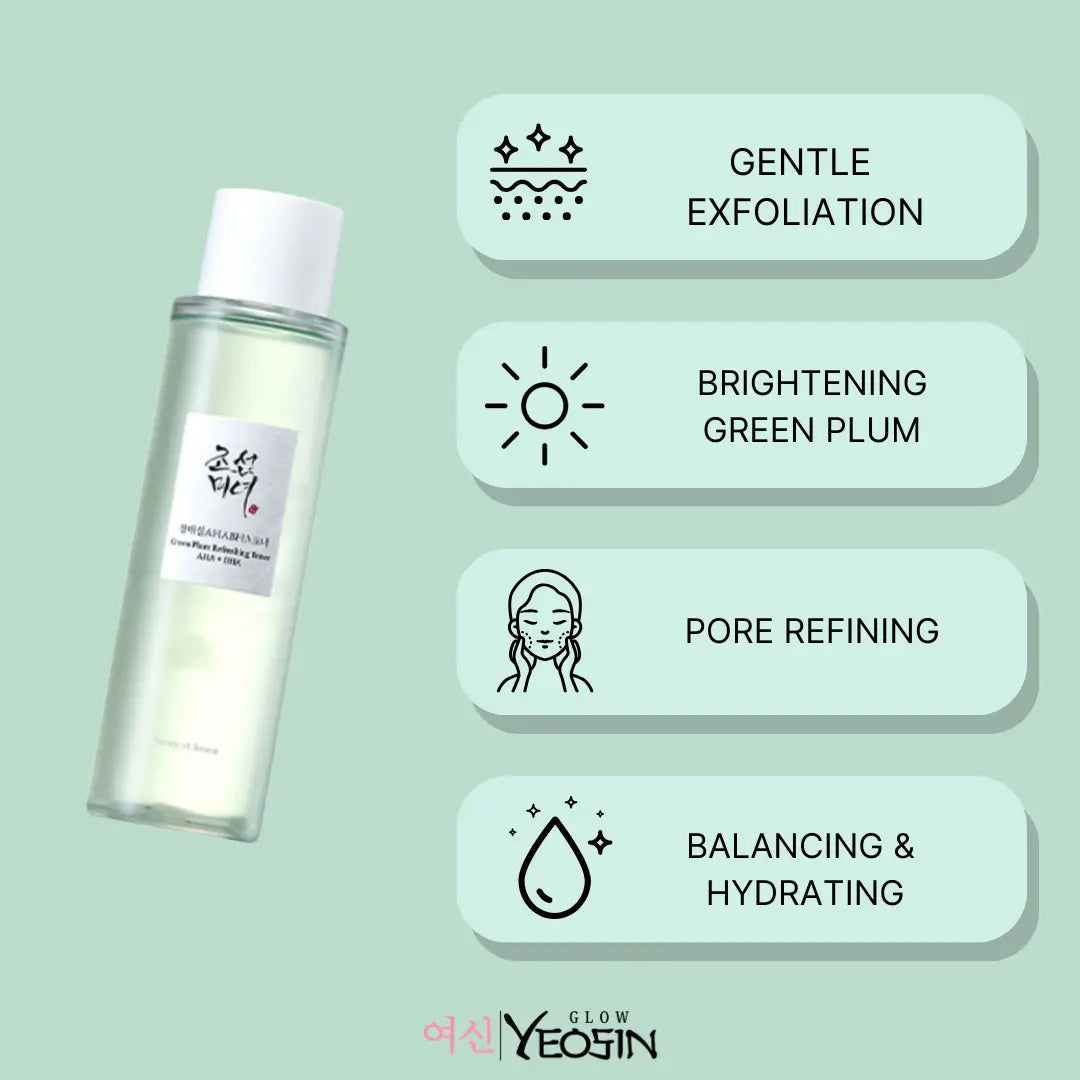 Green Plum Refreshing Toner : AHA + BHA