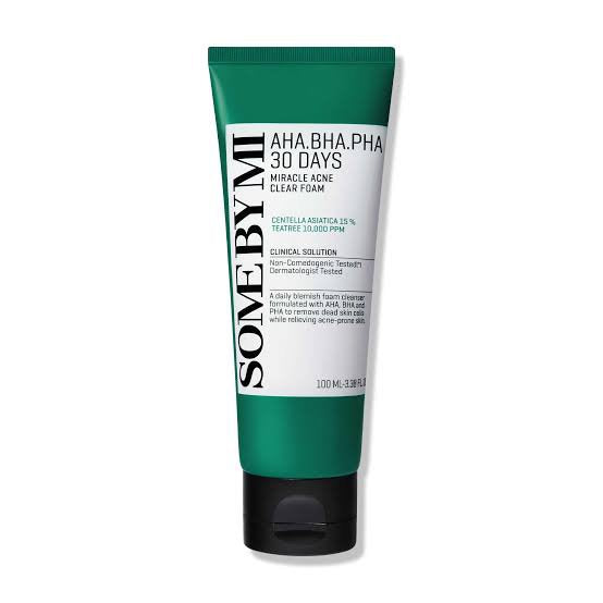 ACNE AHA.BHA . PHA 30 days miracle acne clear foam