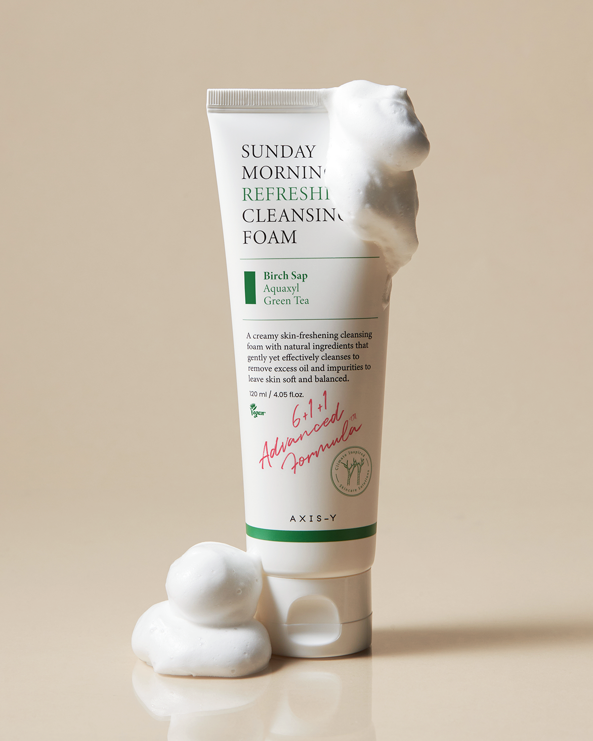Sunday morning refreshing cleansing foam