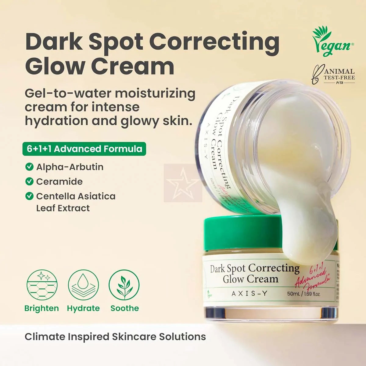Dark spot correction glow cream
